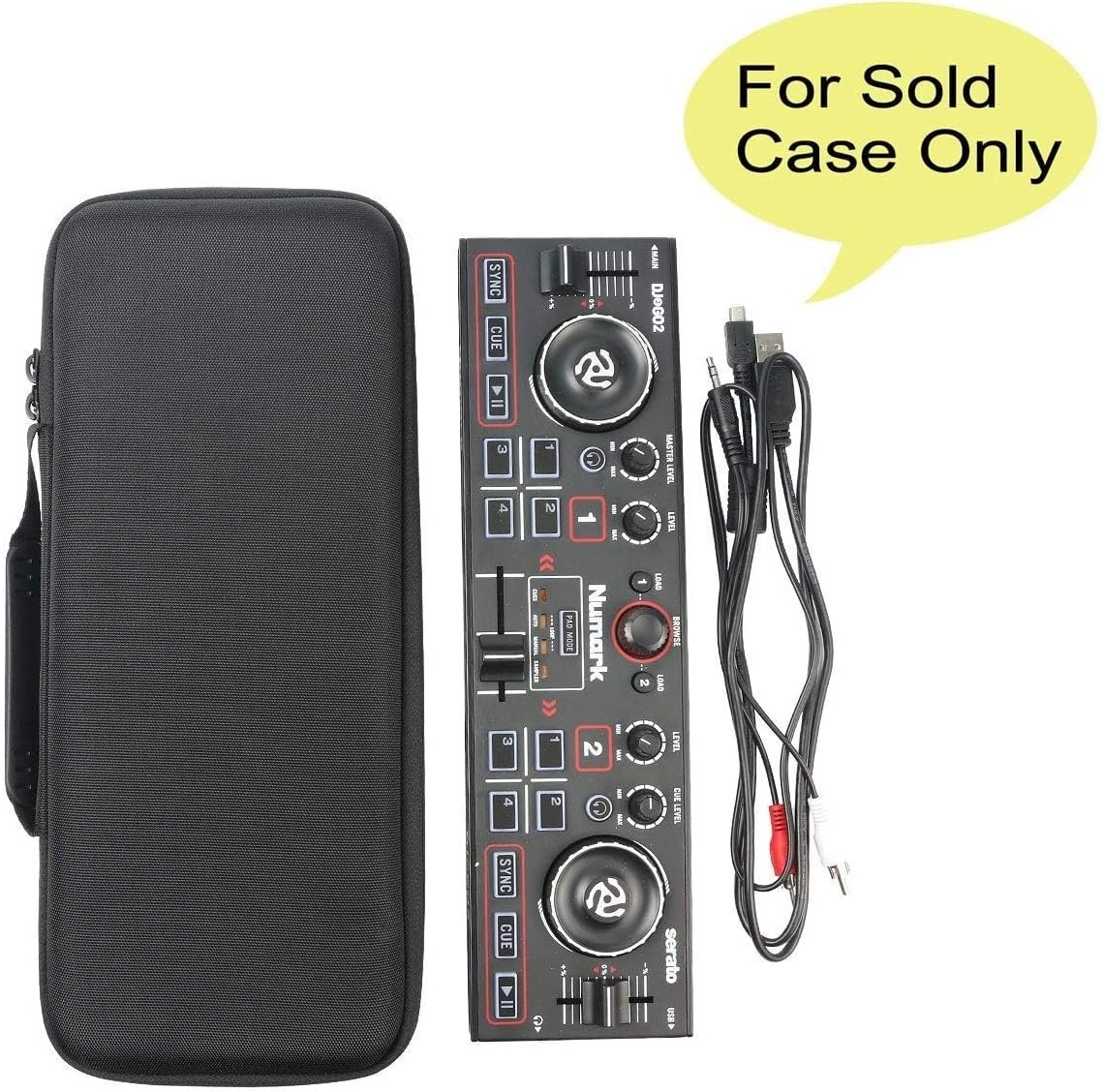 Exquisite Hard Case for Numark DJ2GO2 Touch DJ Controller - Velvet Lining Inside