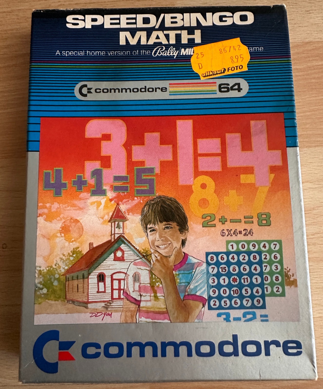 Speed/Bingo/Math - Commodore 64 Games Module, Boxed, OVP, Works