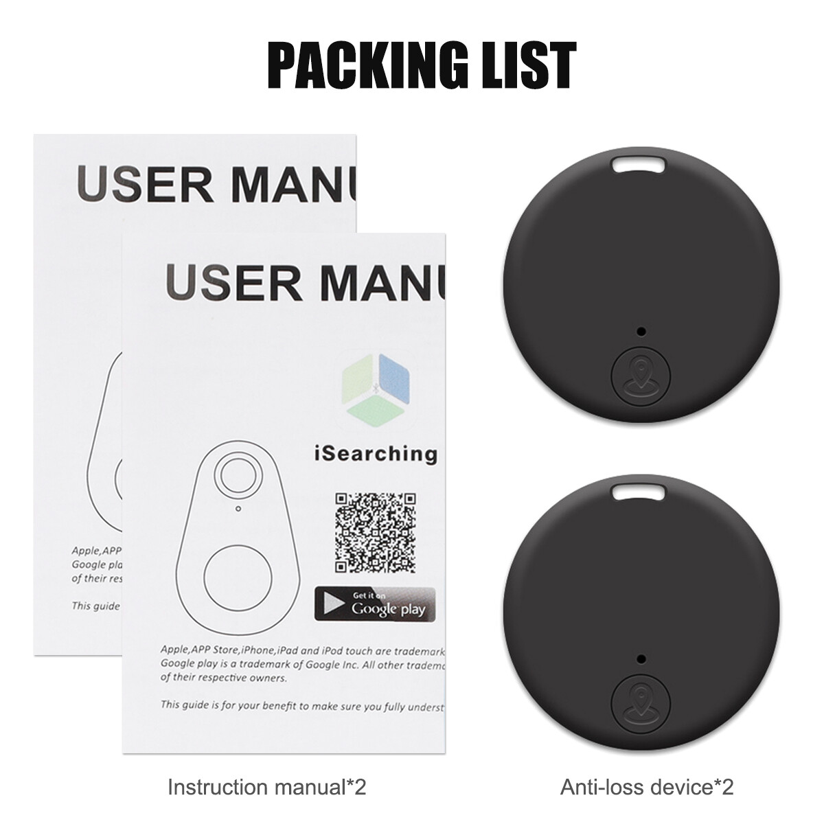Bluetooth Mini GPS Location Device Tracking Tag Key Pet Child Finder Tracker LOT