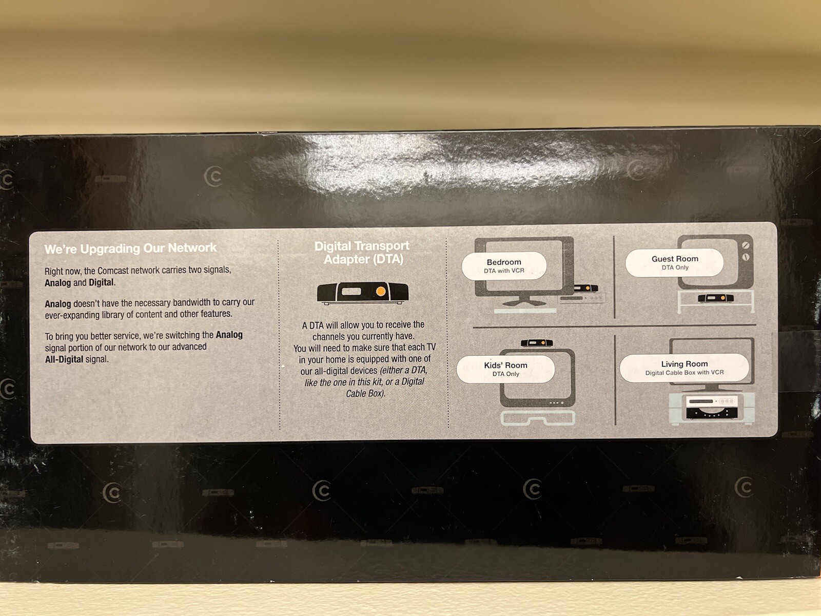 Comcast DC50Xu Digital Transport Adaptor Self-Installation Kit