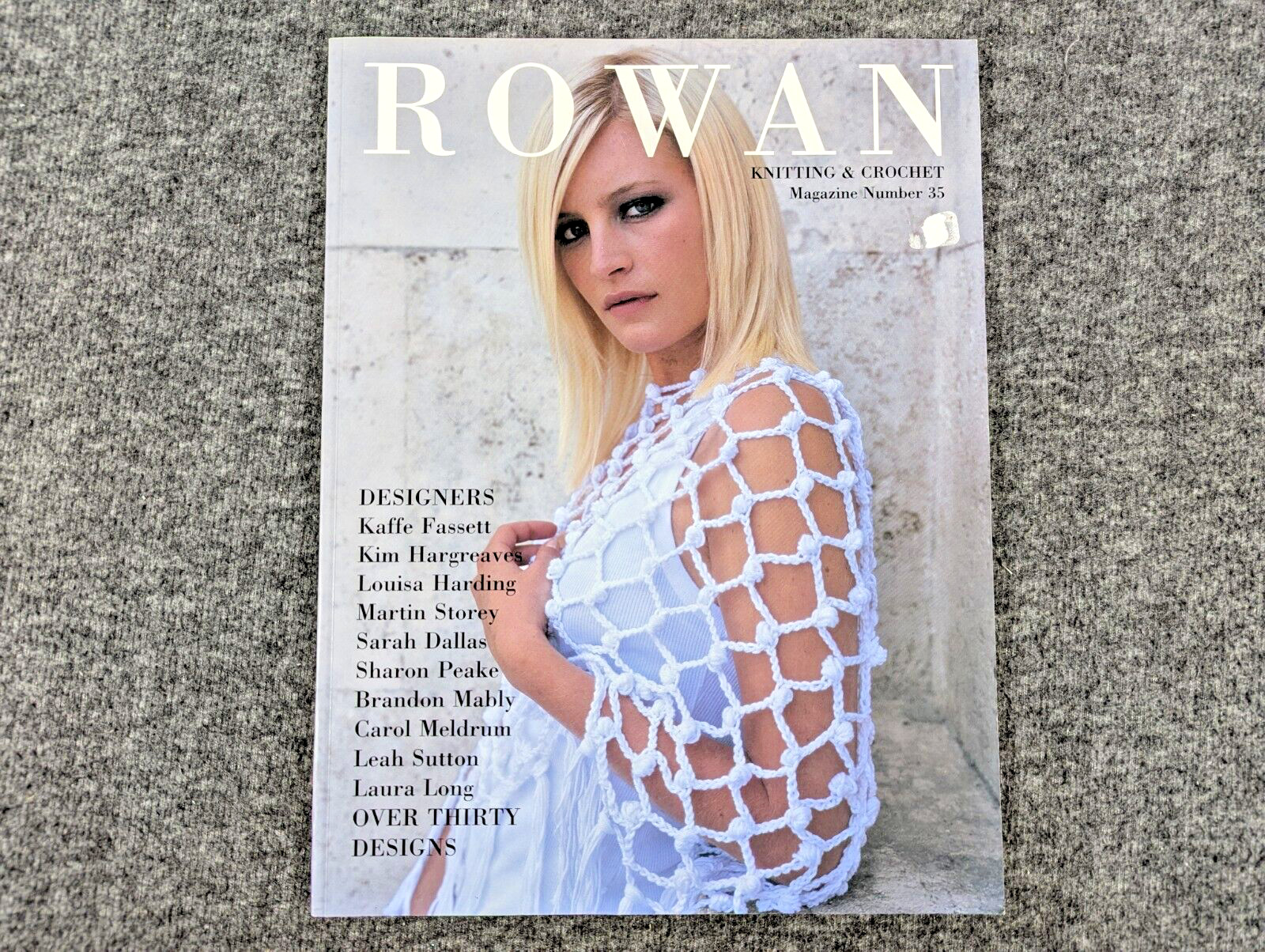 Rowan Knitting Magazine #35 Laura Long Kaffe Fassett Sarah Dallas Leah Sutton