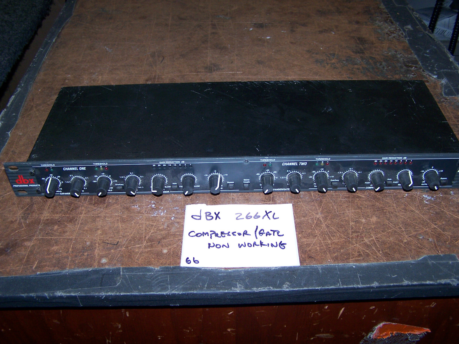 dbx 266xl Compressor Gate Rack Effects  - Not Working - Fix/Use for Parts