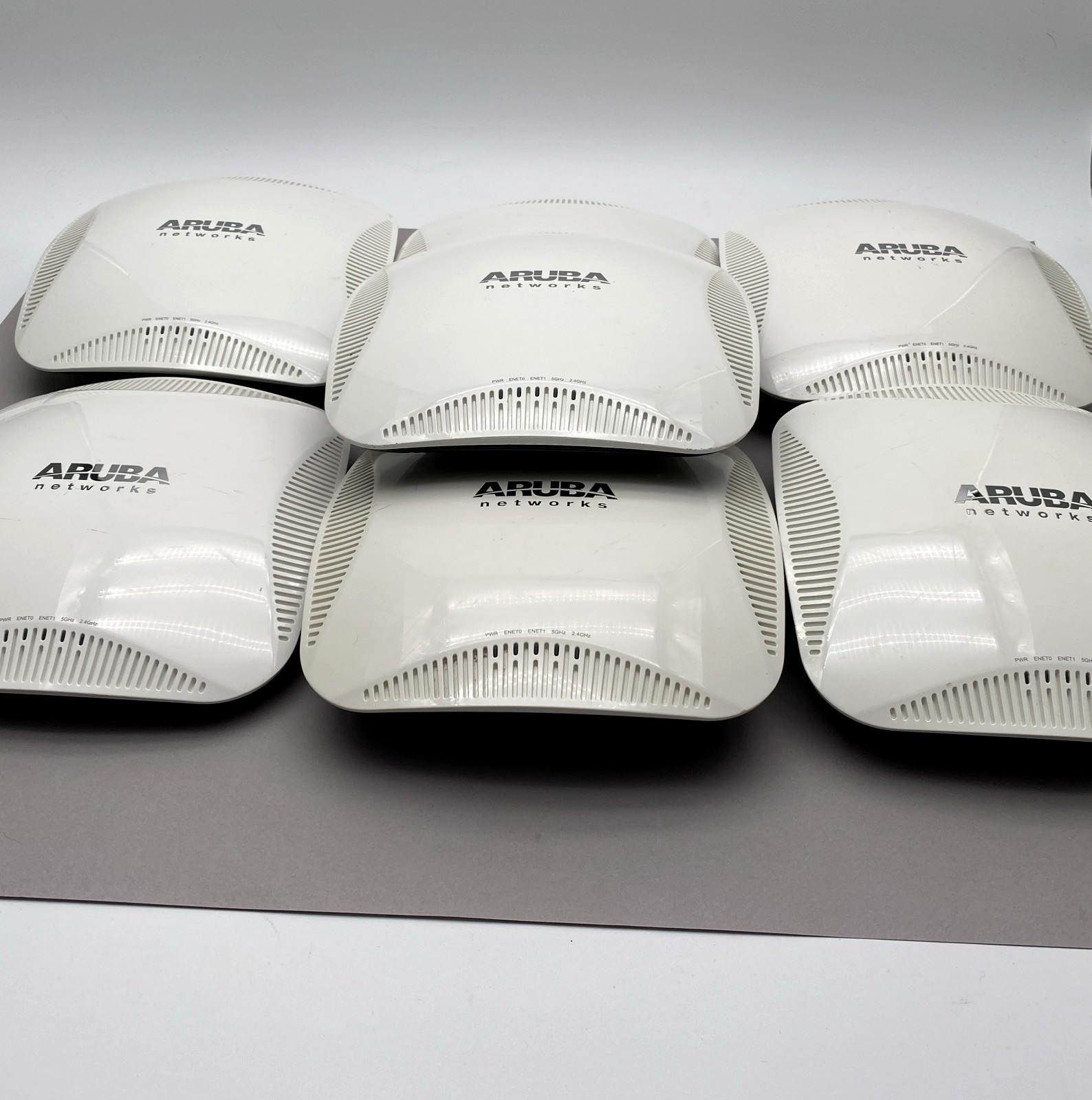 Lot Of 7 Aruba Networks AP-225 2 Port Gigabit Wireless Access Points