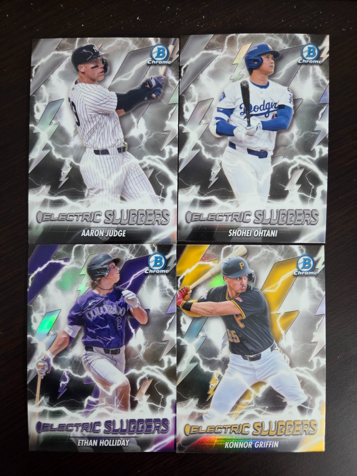 2026 Bowman Chrome Electric Sluggers Insert PICK YOUR CARD