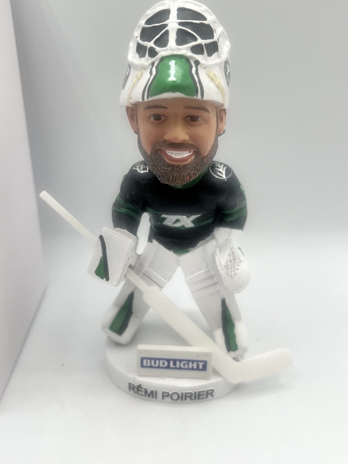 Dallas/Texas Stars Remi Poirier-Bobblehead Bud Light - New SGA 4/4/2026 NHL/AHL