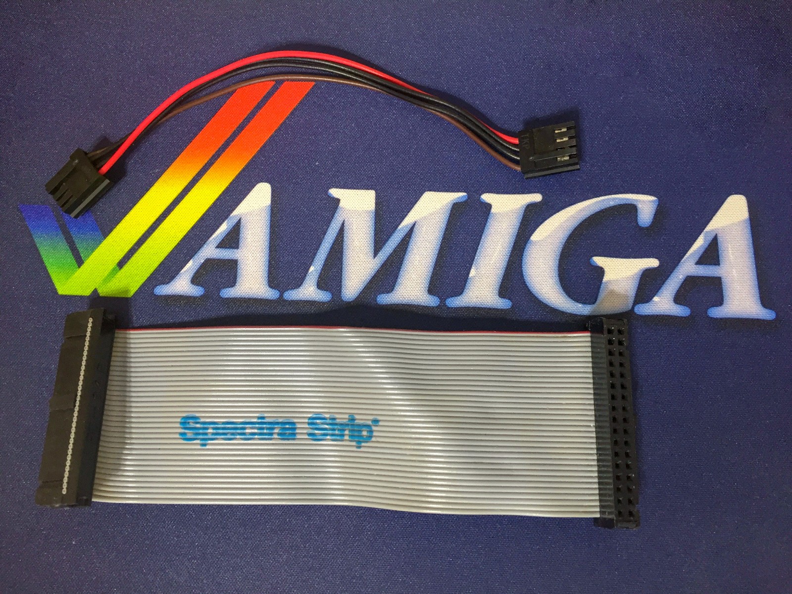 AMIGA A500 FLOPPY DISK DRIVE RIBBON AND POWER CABLE KIT
