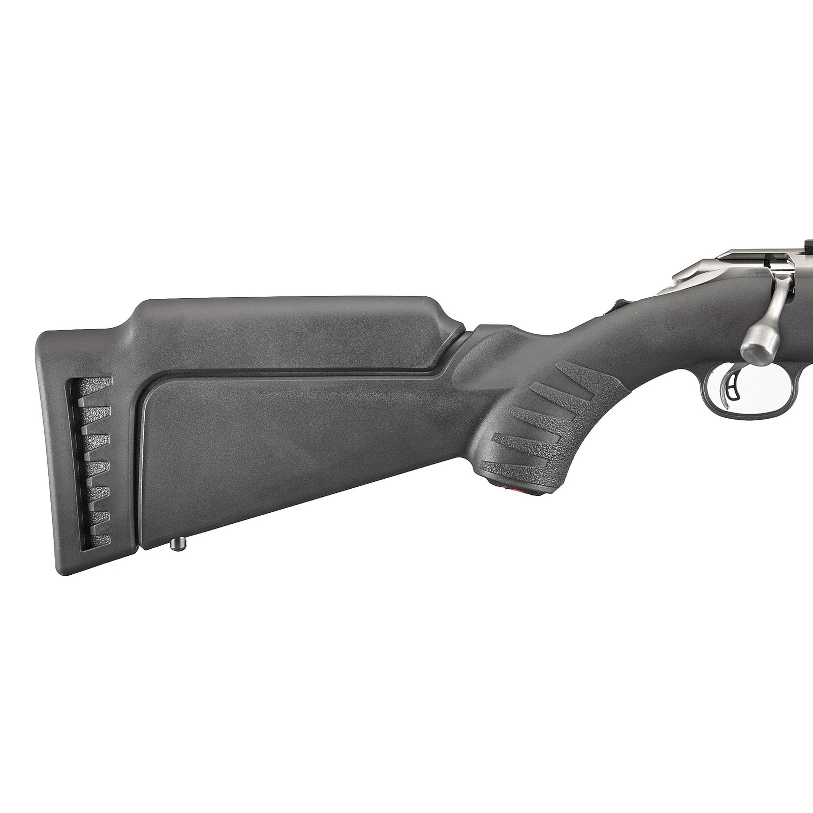 Ruger 90432 Stock Module  Ruger American Synthetic Black High Comb with Standard
