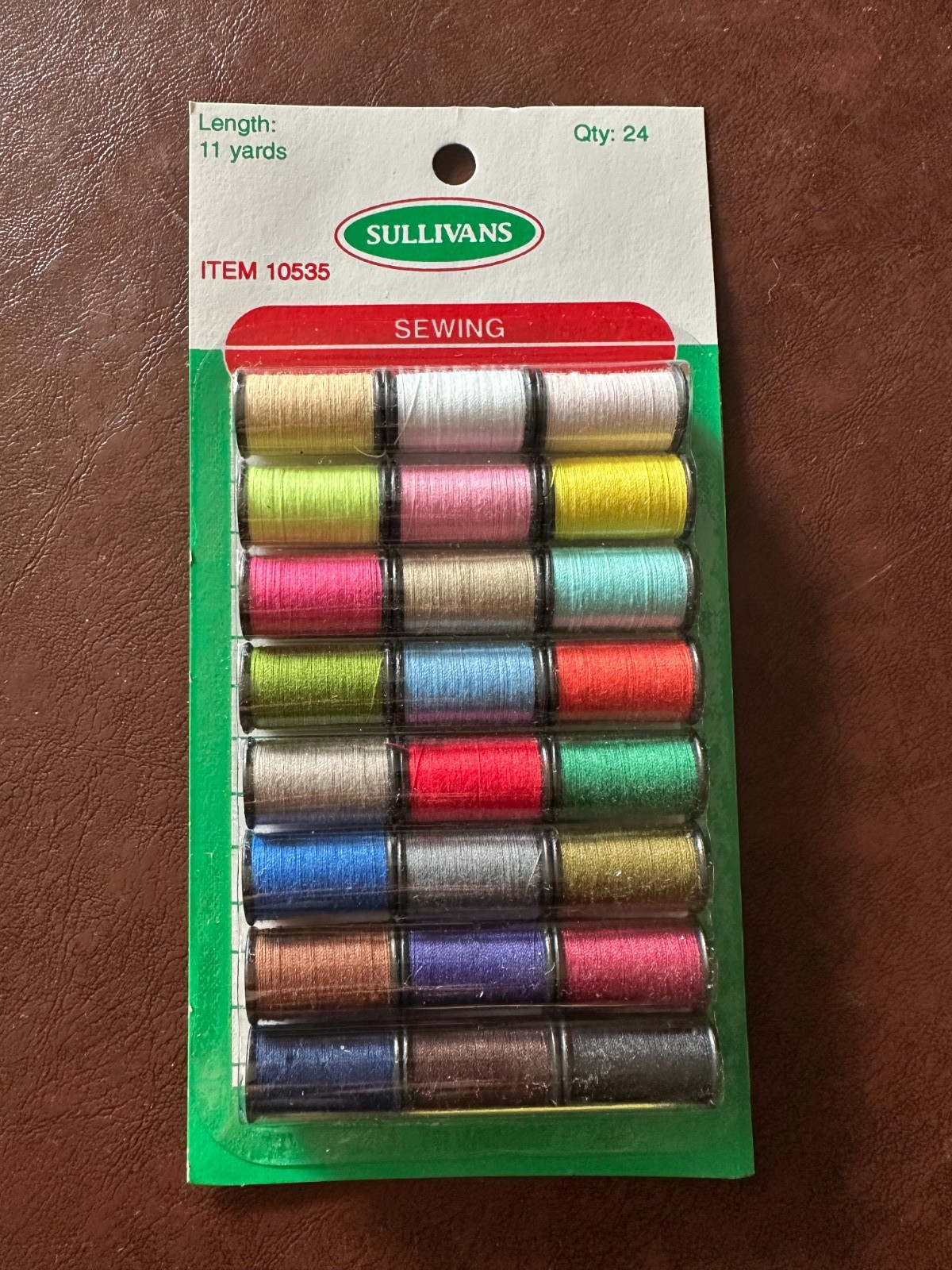 Sullivans Sewing Thread Item 10535 24 Spools