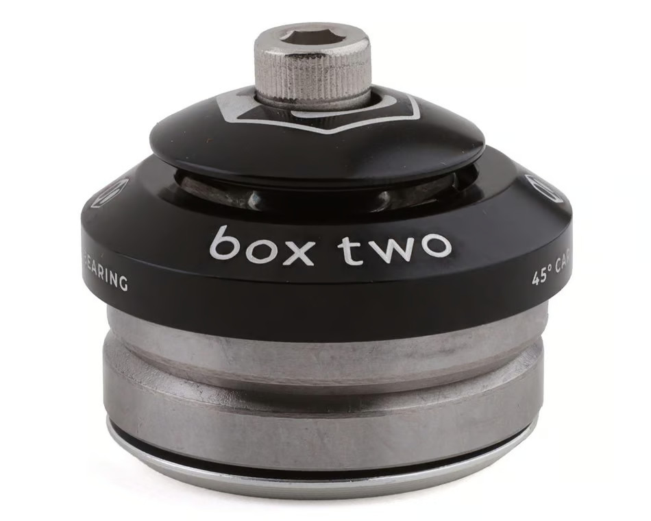BOX TWO BMX Integrated Headset - 1" (NOT 1"1/8TH) BLACK