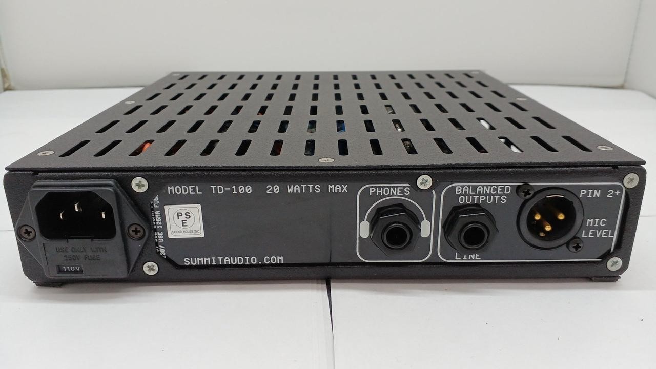 SUMMIT AUDIO TD-100 ☆Rare! Pre/DI☆