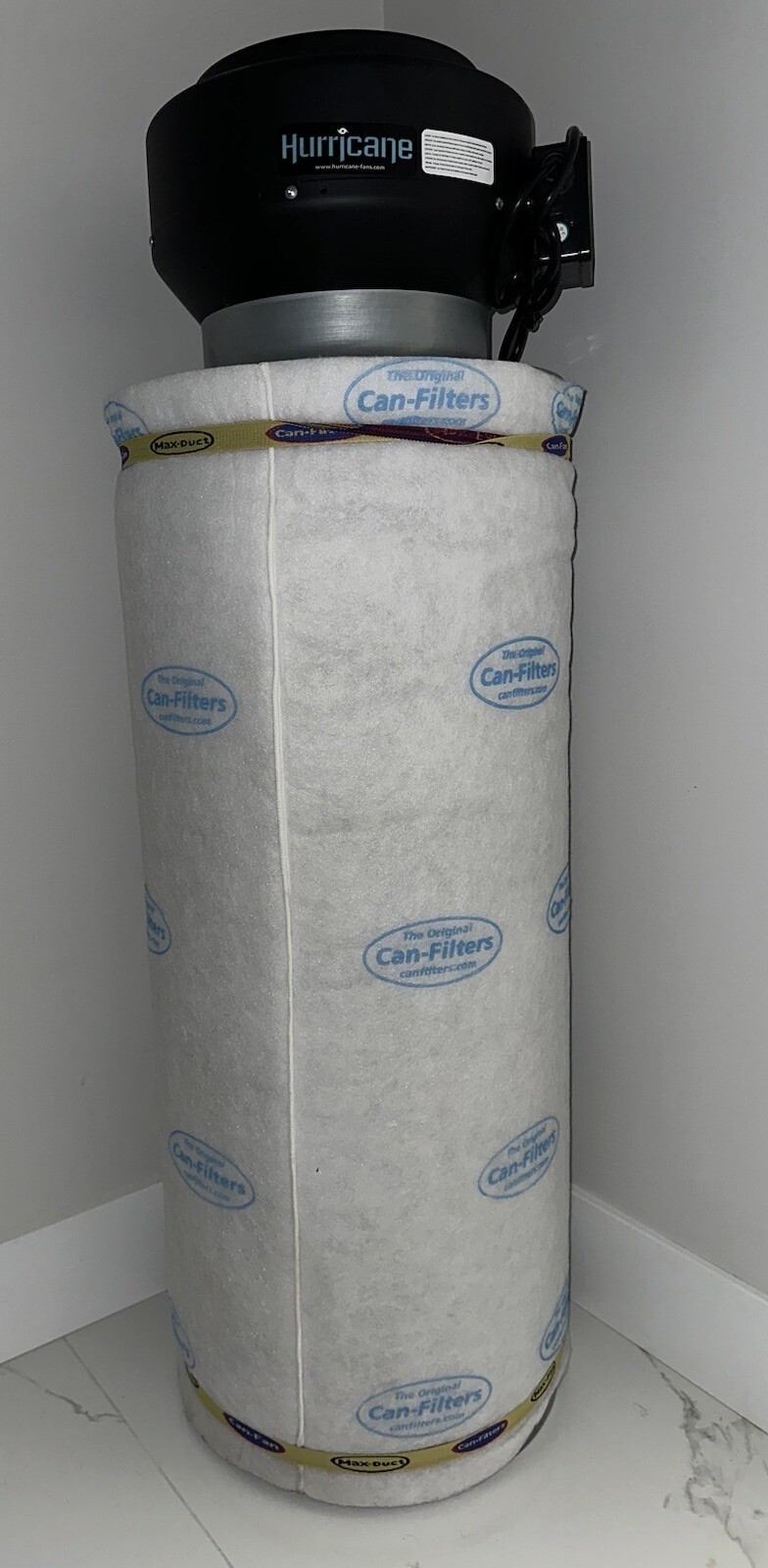 Can-Lite 1500 CFM Carbon Filter W/ 10” Inline Hurricane Fan & Phresh Silencer VG