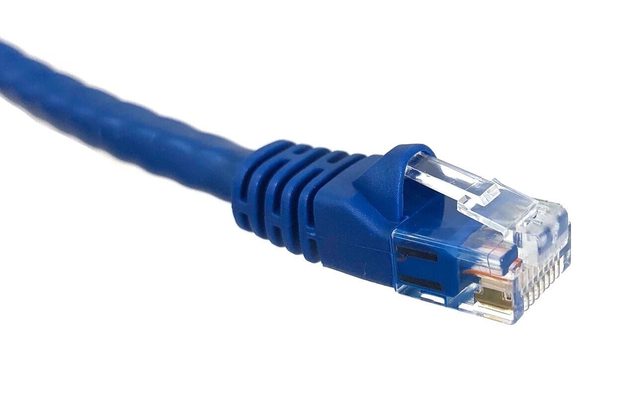 0.5FT CAT6 Ethernet Patch Cable Blue RJ45 550Mhz UTP 0.15M