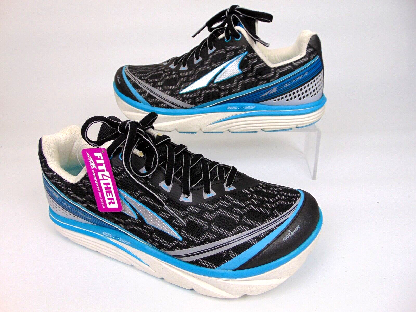 NEW! ALTRA Torin IQ Women's Road Running Training Shoes, Size 9.5 M, Black Blue