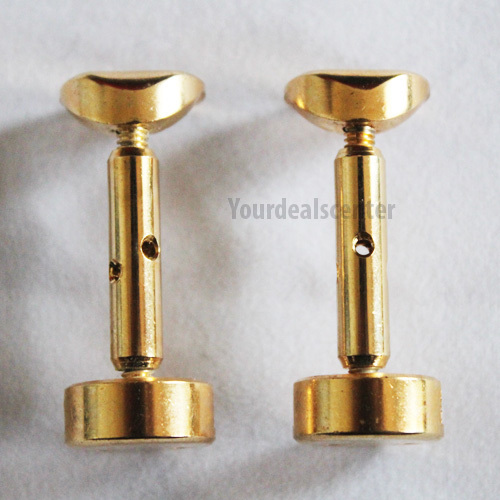 German Made Viola Chinrest GOLD Hill Style Screws Set 29MM
