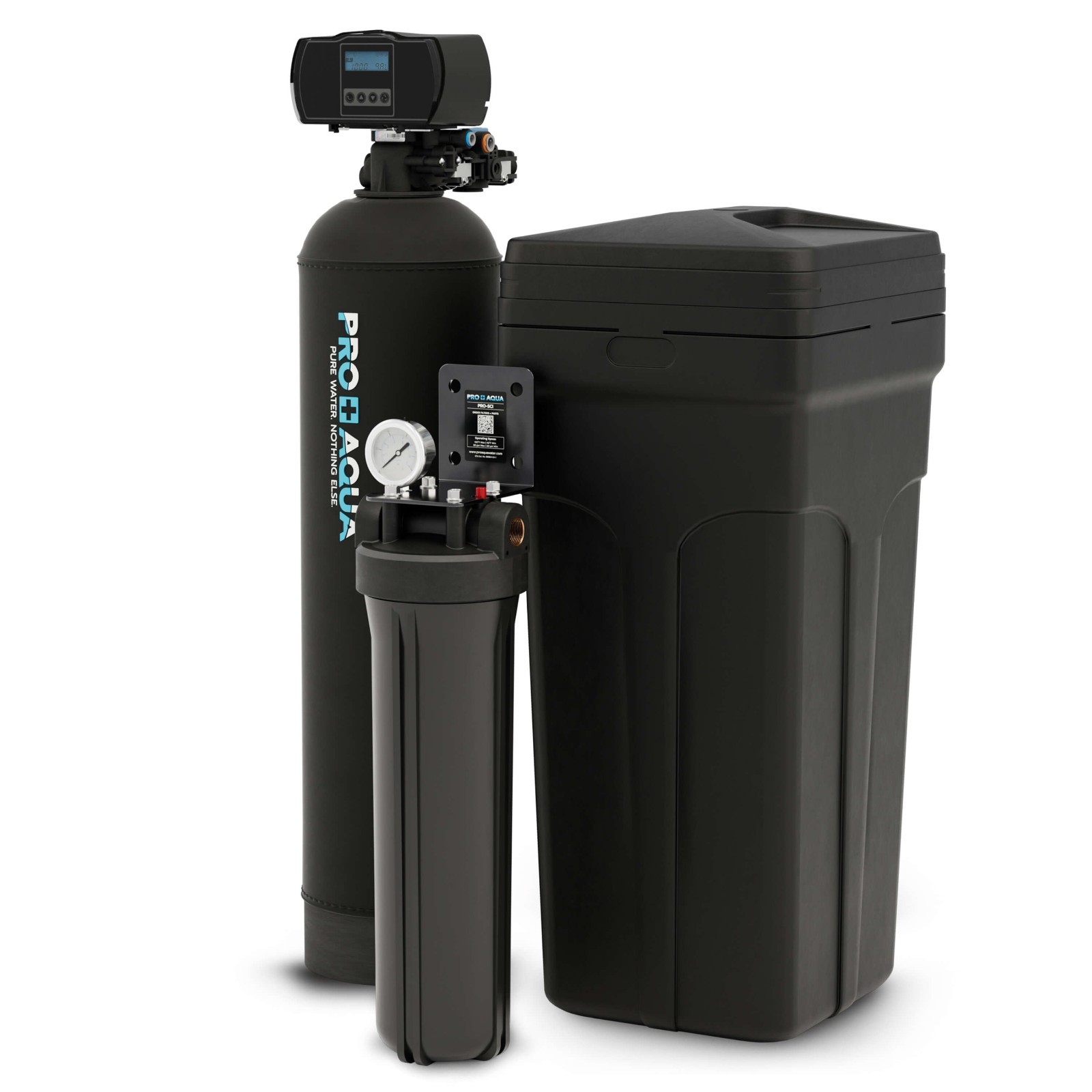 PRO+AQUA Whole House Water Filter & Softener Bundle 25,000 Grain Capacity