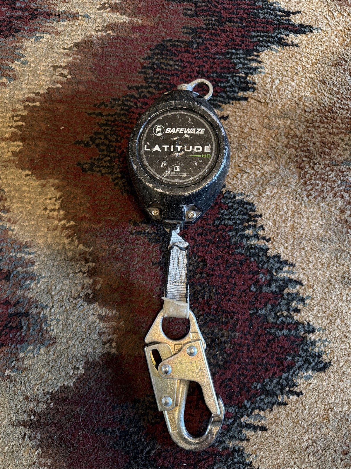SAFEWAZE 11' WEB RETRACTIBLE LIFELINE