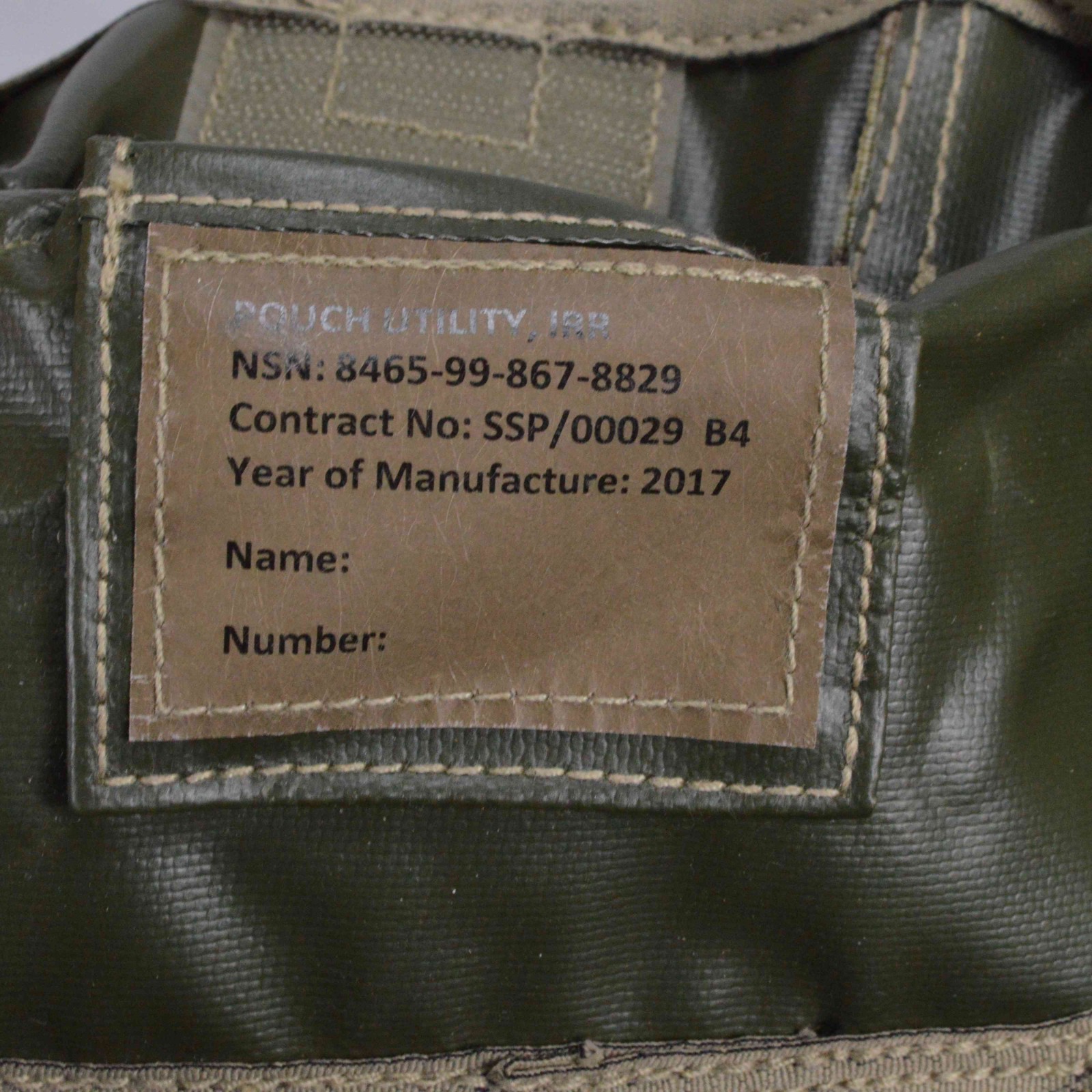 British Army Issue MTP Multicam PLCE Webbing MOLLE Utility Pouch IRR Military