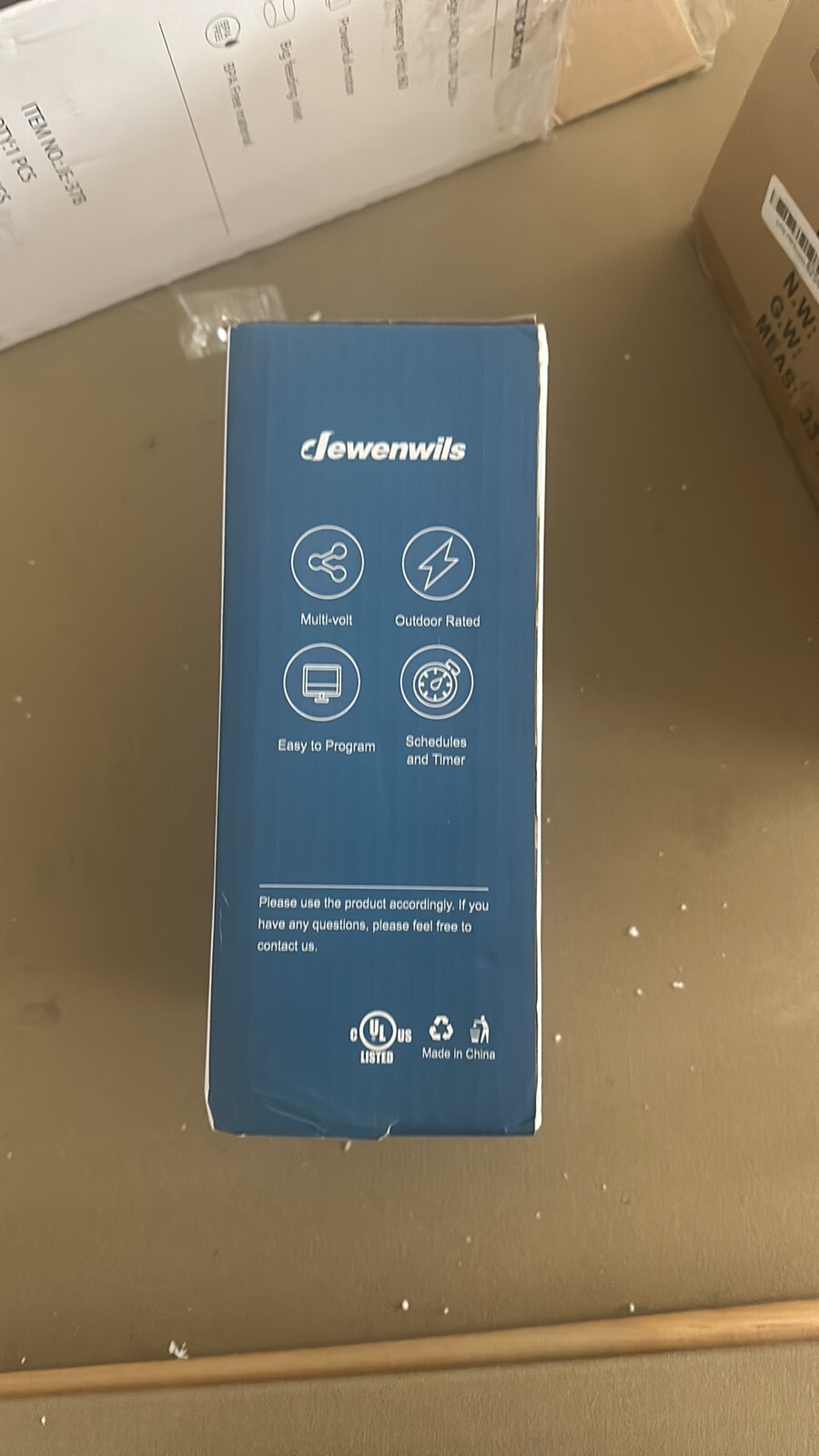 DEWENWILS Pool Pump Timer, Outdoor Digital Timer Box with Transparent Case,