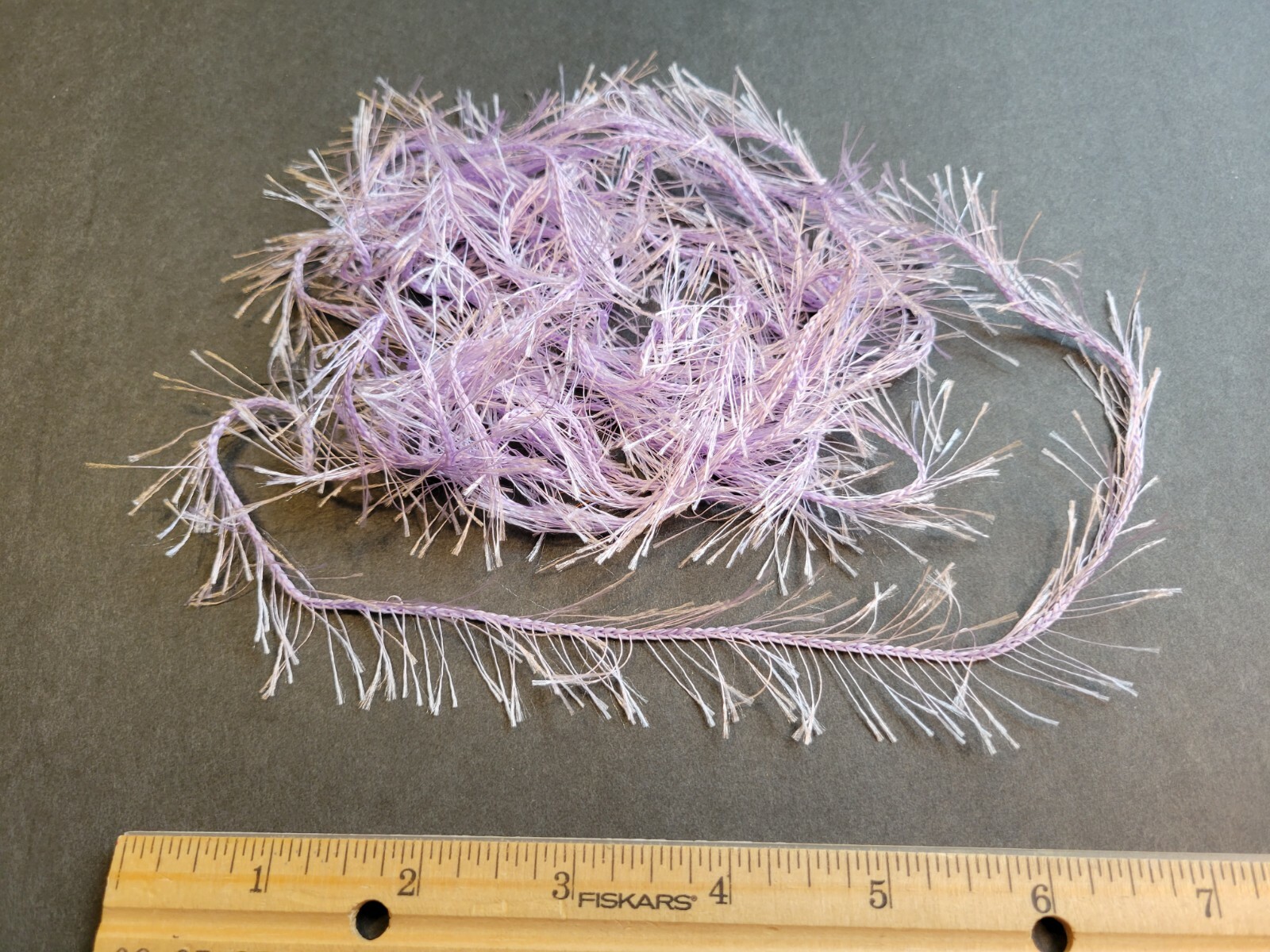 4 Yards LIGHT PURPLE Crystal Ice Hackle Feather Replacement Fly Tying