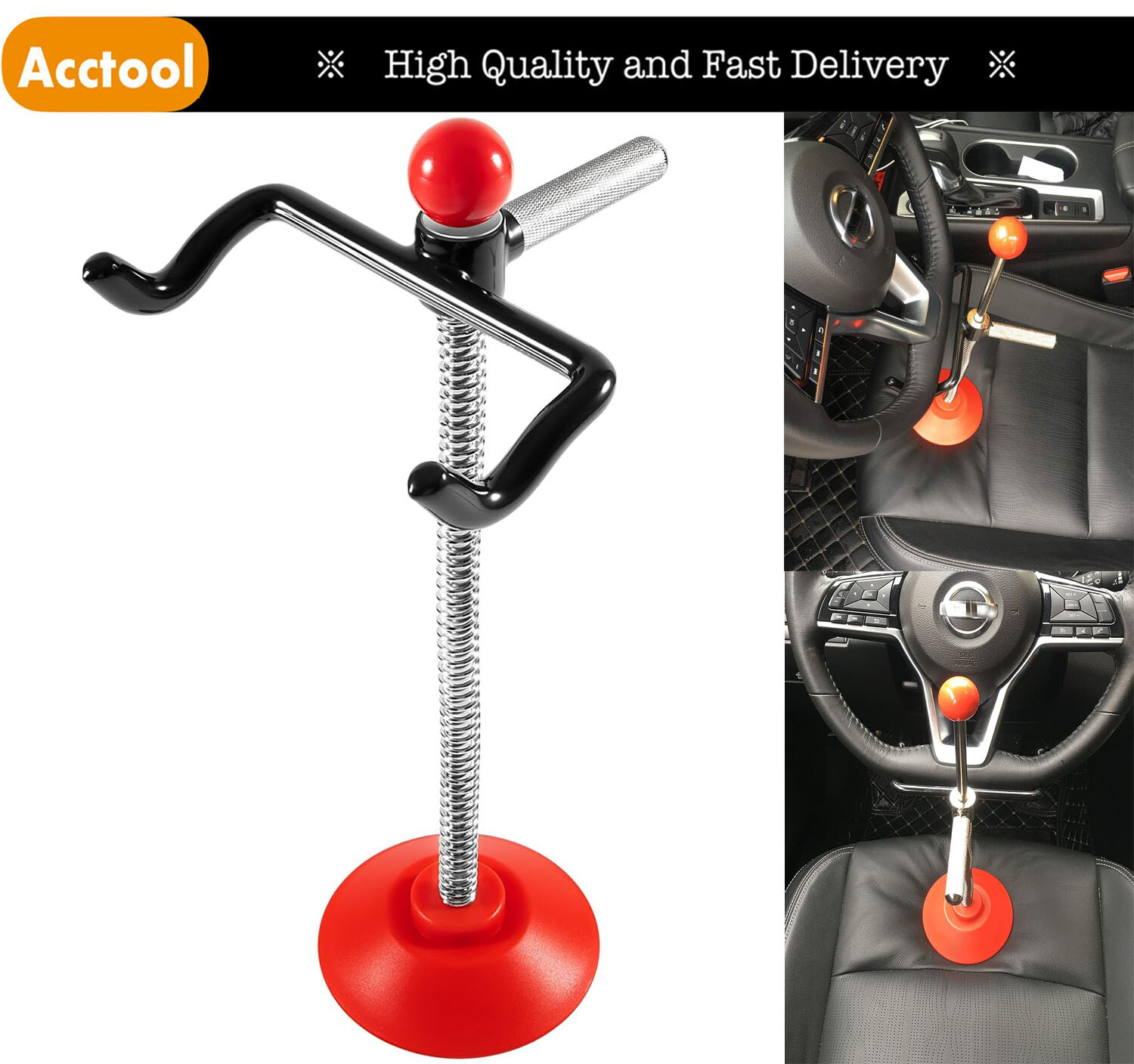 14Inches Steering Wheel Holder Alignment Adjustable Tool For Trucks, Buses, Vans