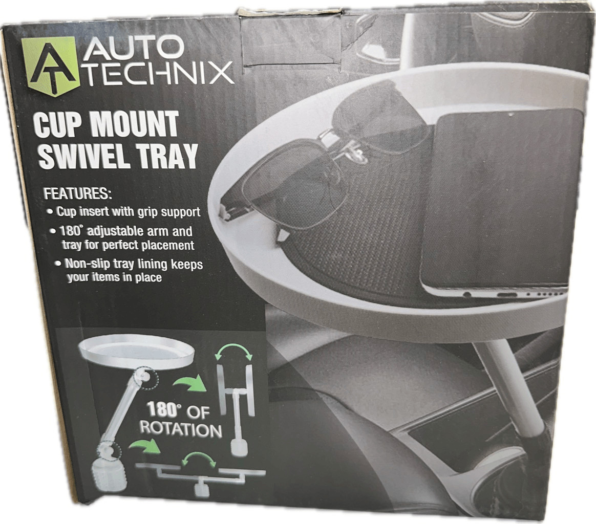 auto technix cup mount swivel tray