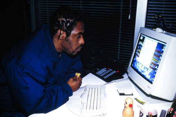 Coolio at Lifebeat event New York New York December 2 1995 Historic Old Photo 5