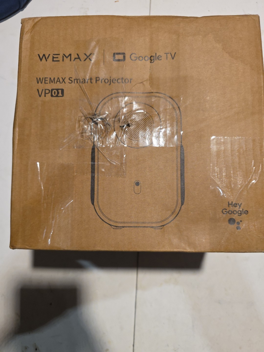 WEMAX VP01 LCD Smart Projector. Google TV. Full HD 1080p. Dolby Audio.