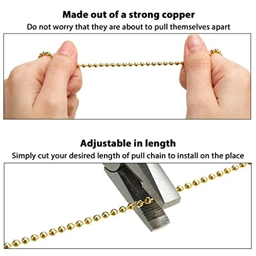 Ceiling Fan Switch Zing Ear ZE-268S6 Pull Chain Switch 3 2PCS ZE-268S6 Gold