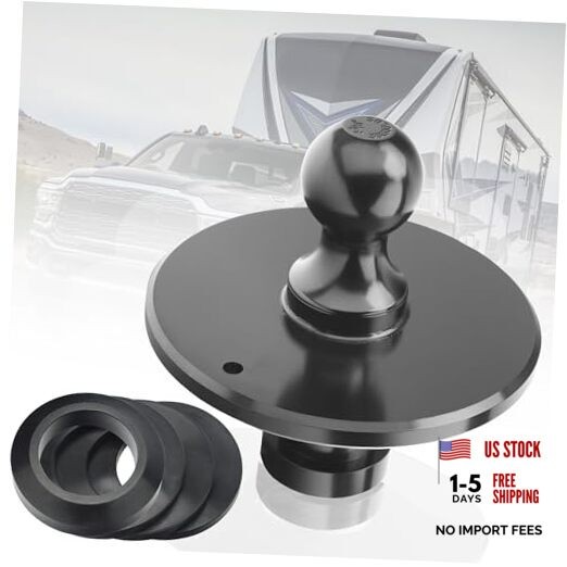 2085295 5th Wheel Gooseneck Ball Hitch Adapter - 2-5/16'' Kingpin to Gooseneck
