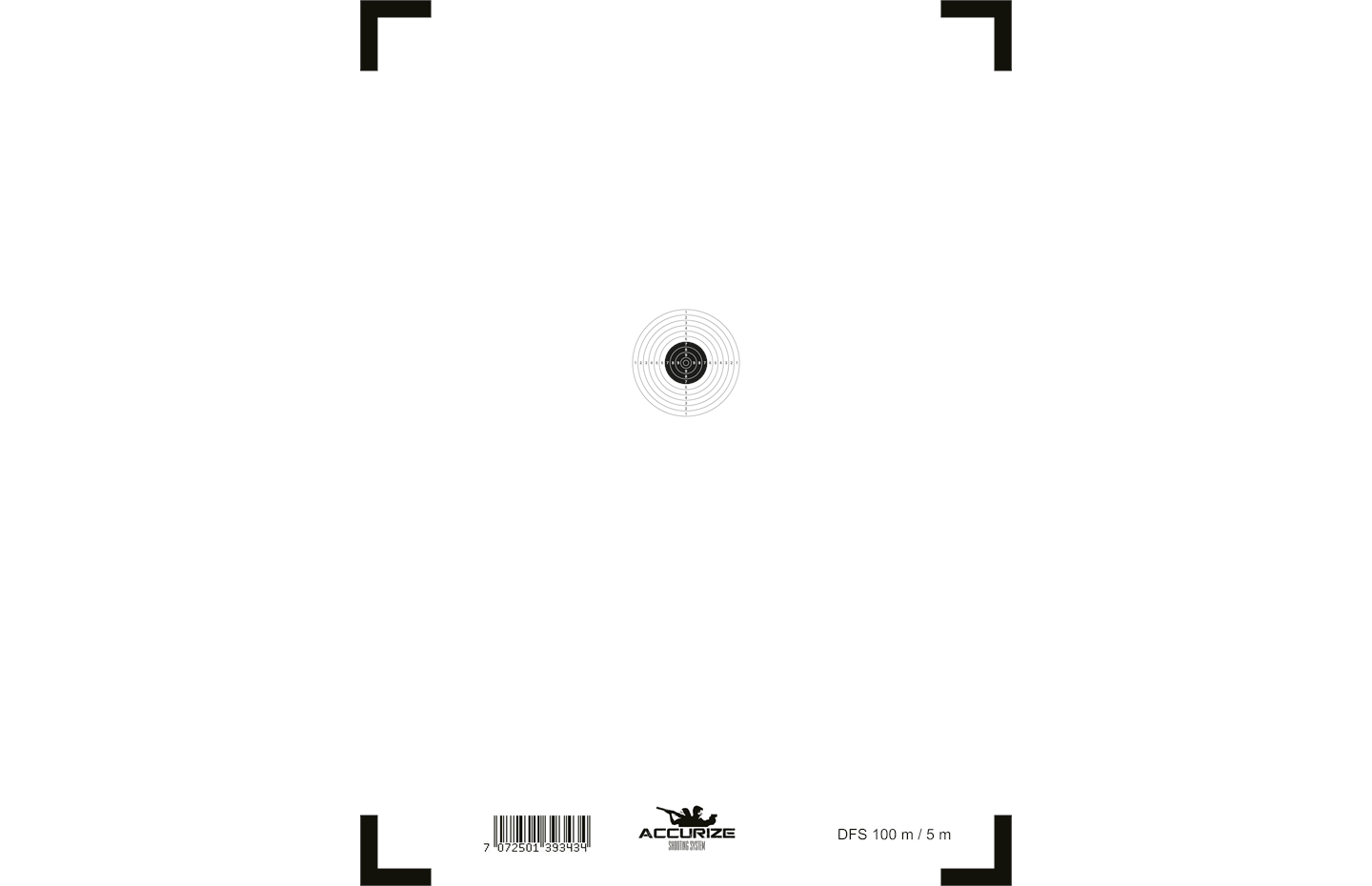 Front target for Accurize shooting system