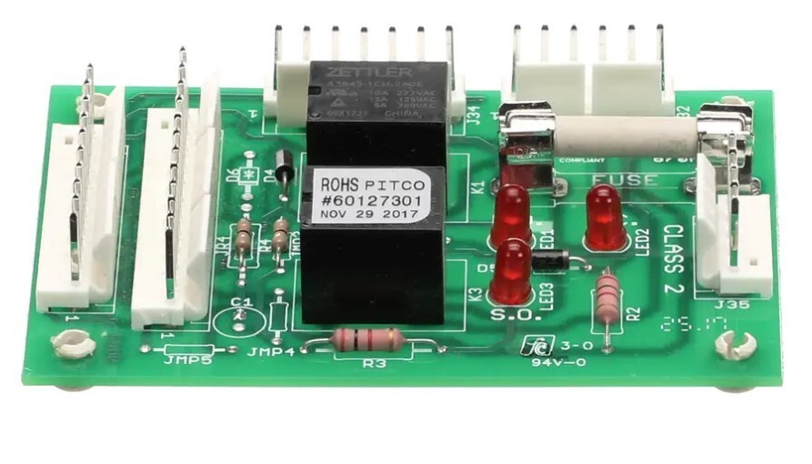 Pitco 60127301-CL and 60127301 OEM 24V Relay Control Board Kit