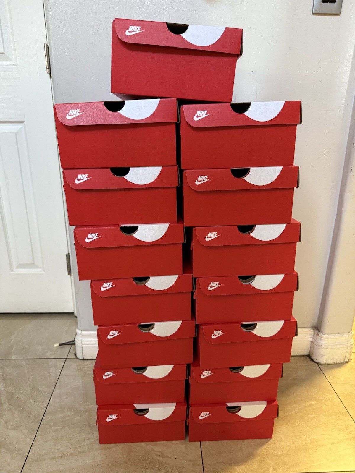 Empty Nike Shoe Boxes lot (Size 8-12) - 15 Boxes Per Order 13x9x5 (inches)