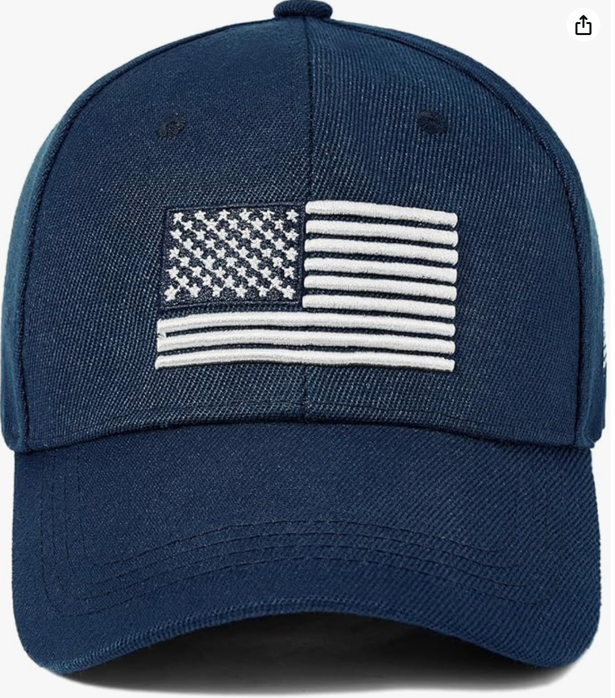 American Flag Trucker Hat - Snapback Hats for Men Women One Size Blue Adjustable