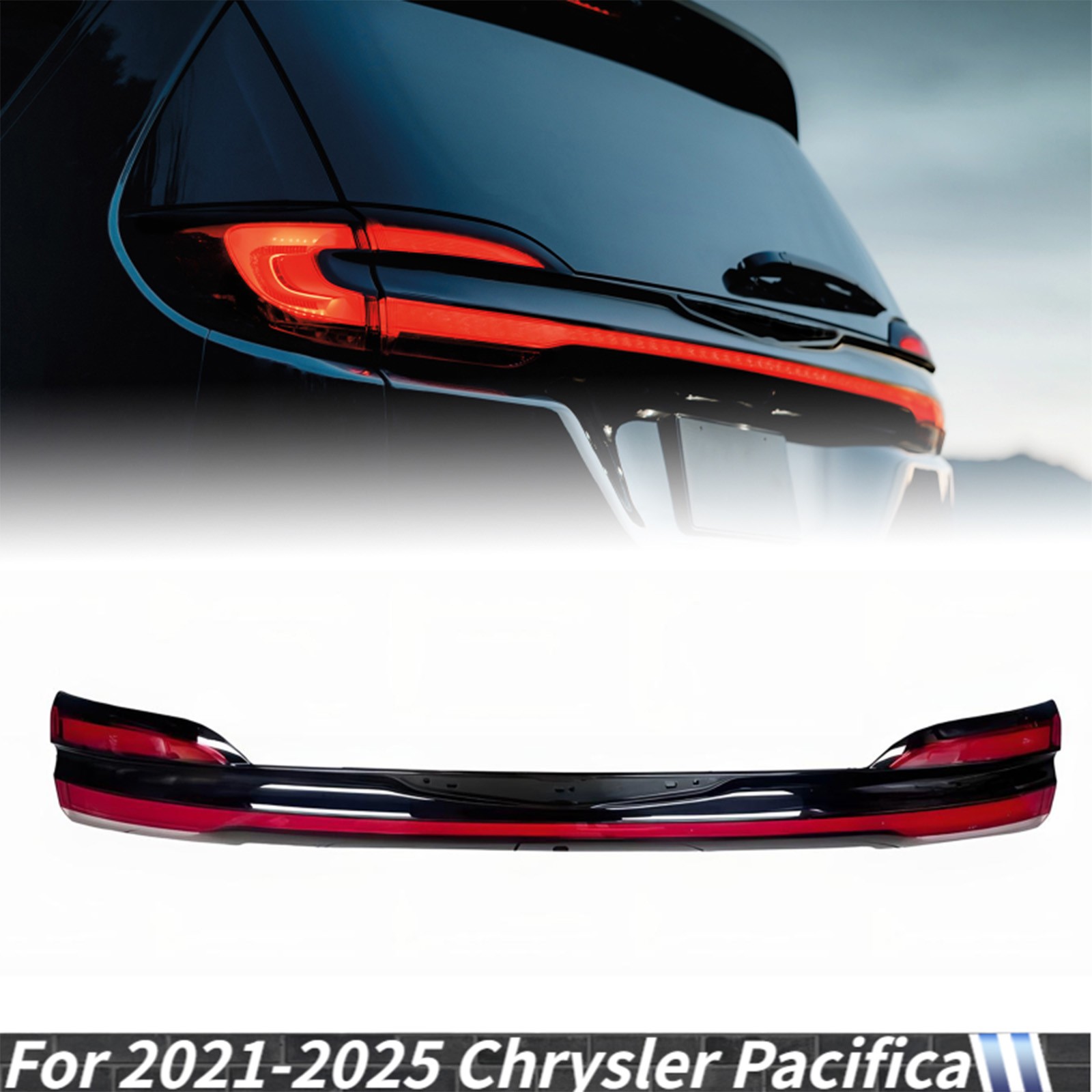Fits For 2021-2025 Chrysler Pacifica Rear LED Tailgate light w/Camera hole New