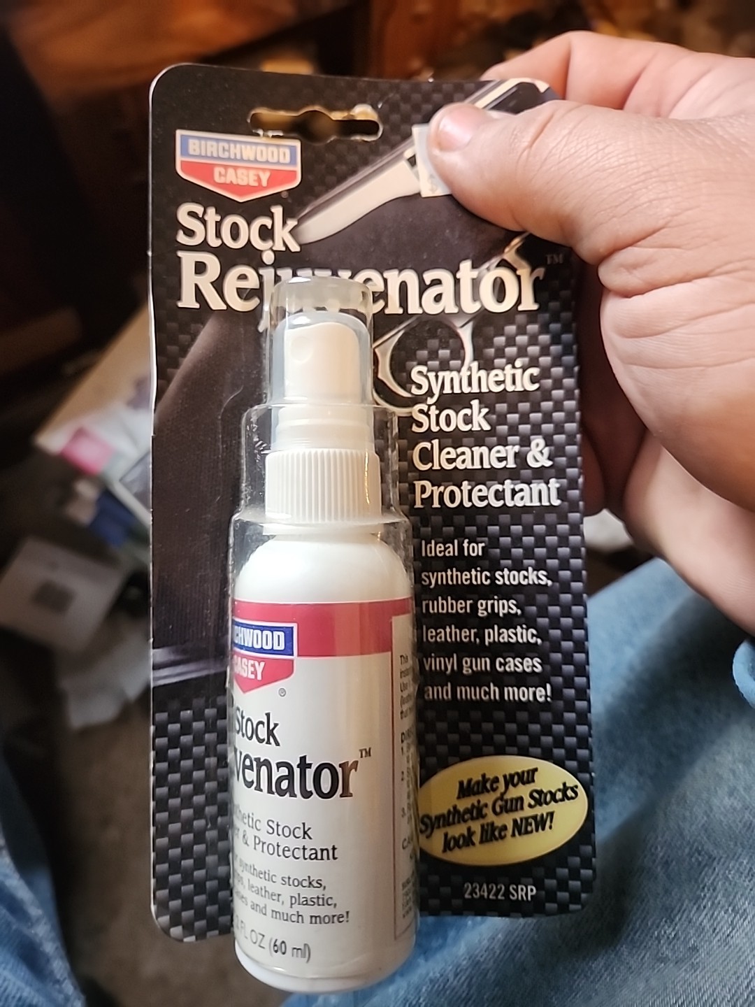 Birchwood Casey Stock Rejuvenator Synthetic Cleaner & Protectant 2 oz. Pump