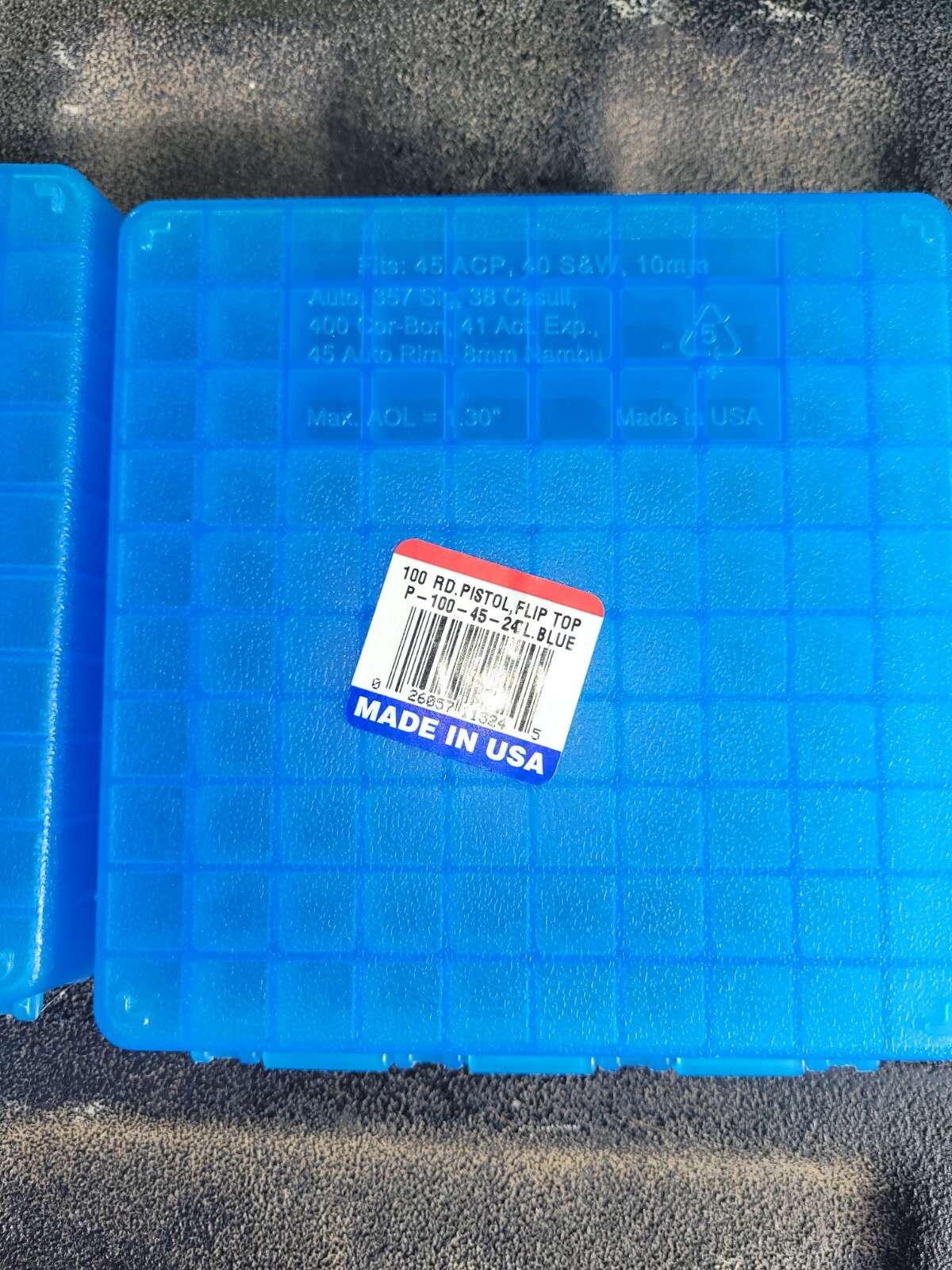 3-Case Gard Ammo Storage 300- .45 Acp,40s&w, 10mm,auto 357sig, 38casual, 8mm