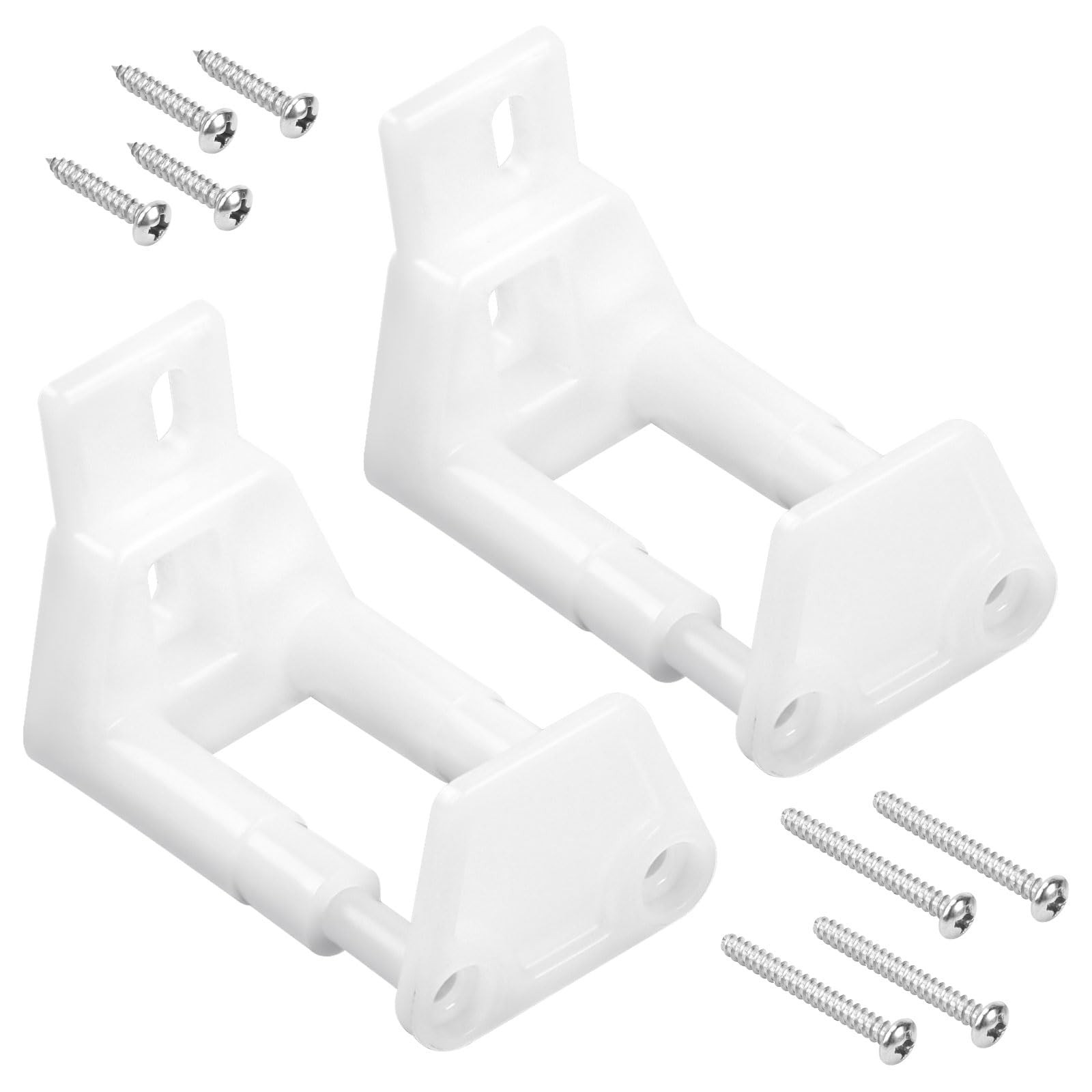 20595 Adjustable Sliding Door Guide, Barn Floor Guide Wall Mount, White