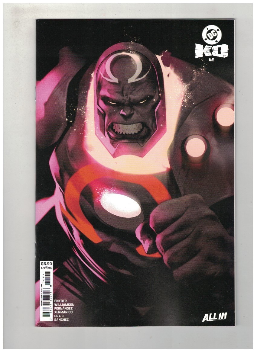 DC K.O. #5 - BEN OLIVER CARDSTOCK FACE-OFF VARIANT COVER - DC COMICS/2026