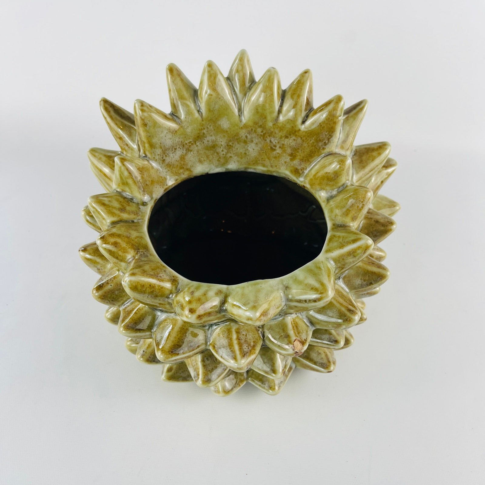Hedgehog Ceramic Planter 7 x 7 x 7”