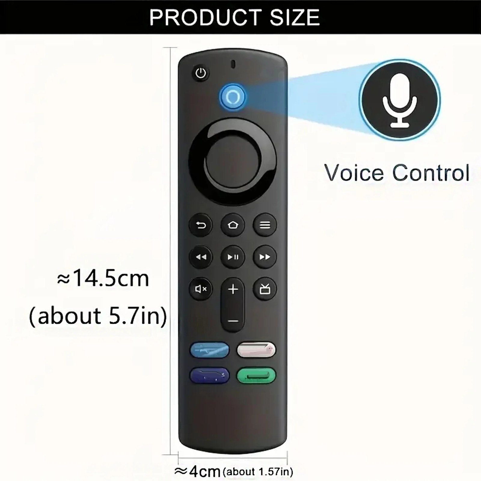 FIRE STICK TV REPLACEMENT REMOTE CONTROL ALEXA VOICE PRIME 4K LITE Max