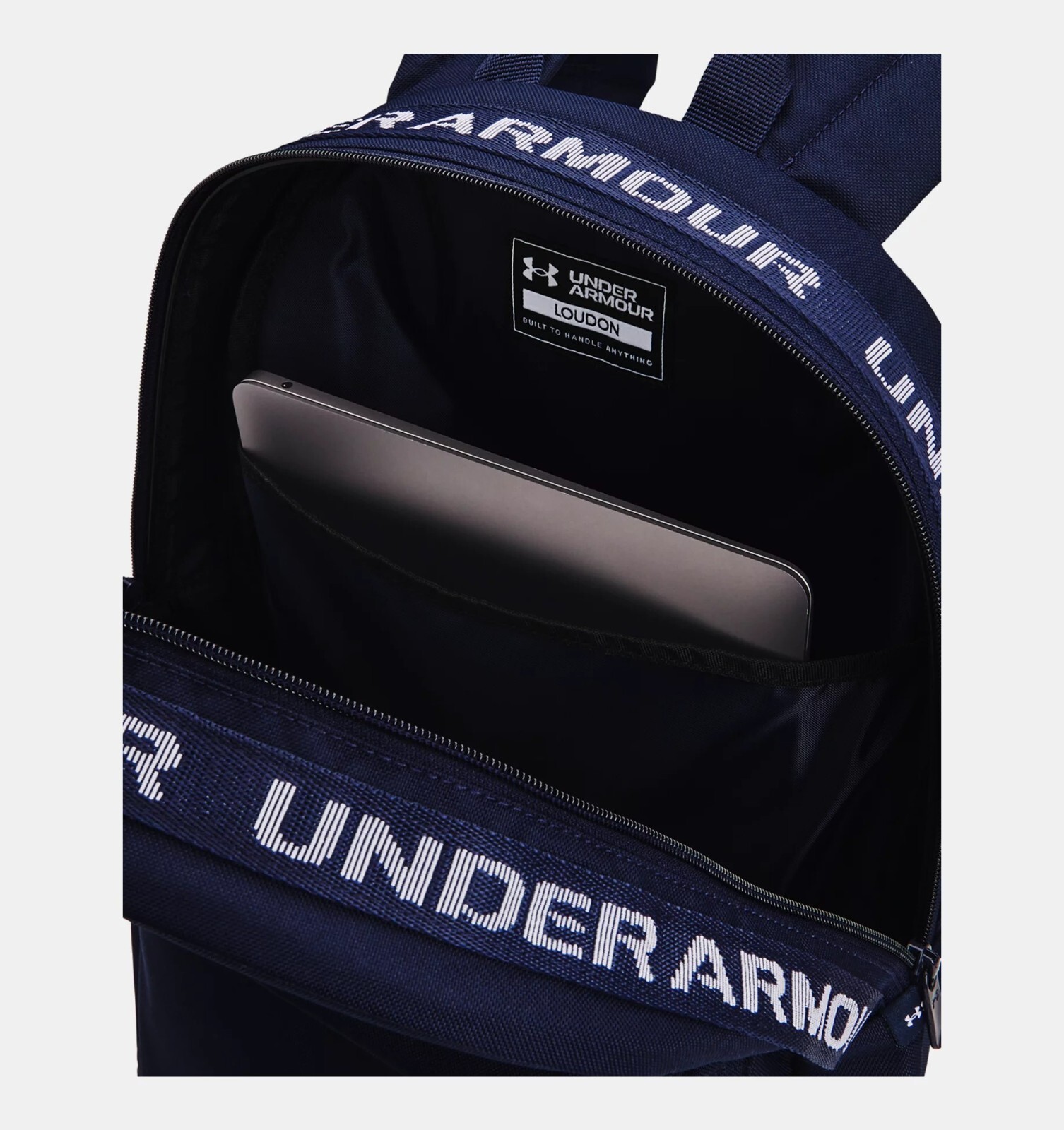 Under Armour UA Loudon Backpack Bag, Midnight Navy / White