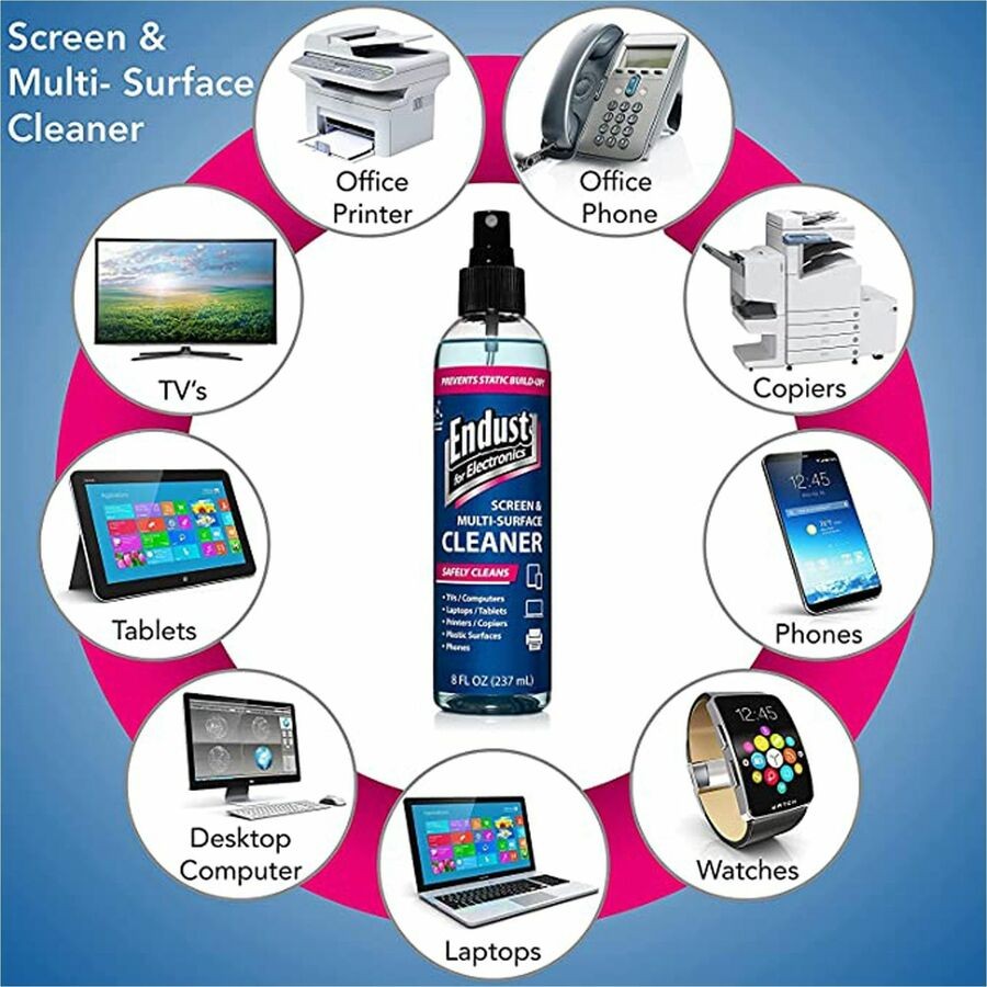 Endust 97000 Anti-Static Cleaning Spray 8 Oz for Electronics