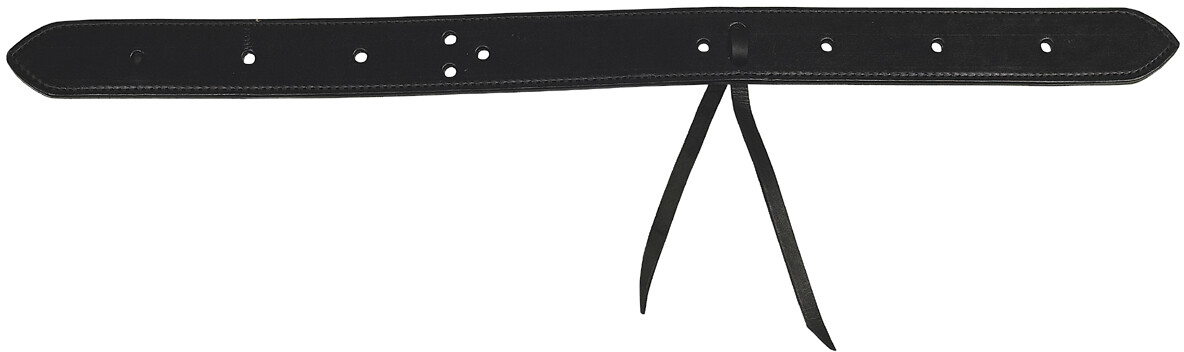 Tucker Saddlery Black Leather Off Billet