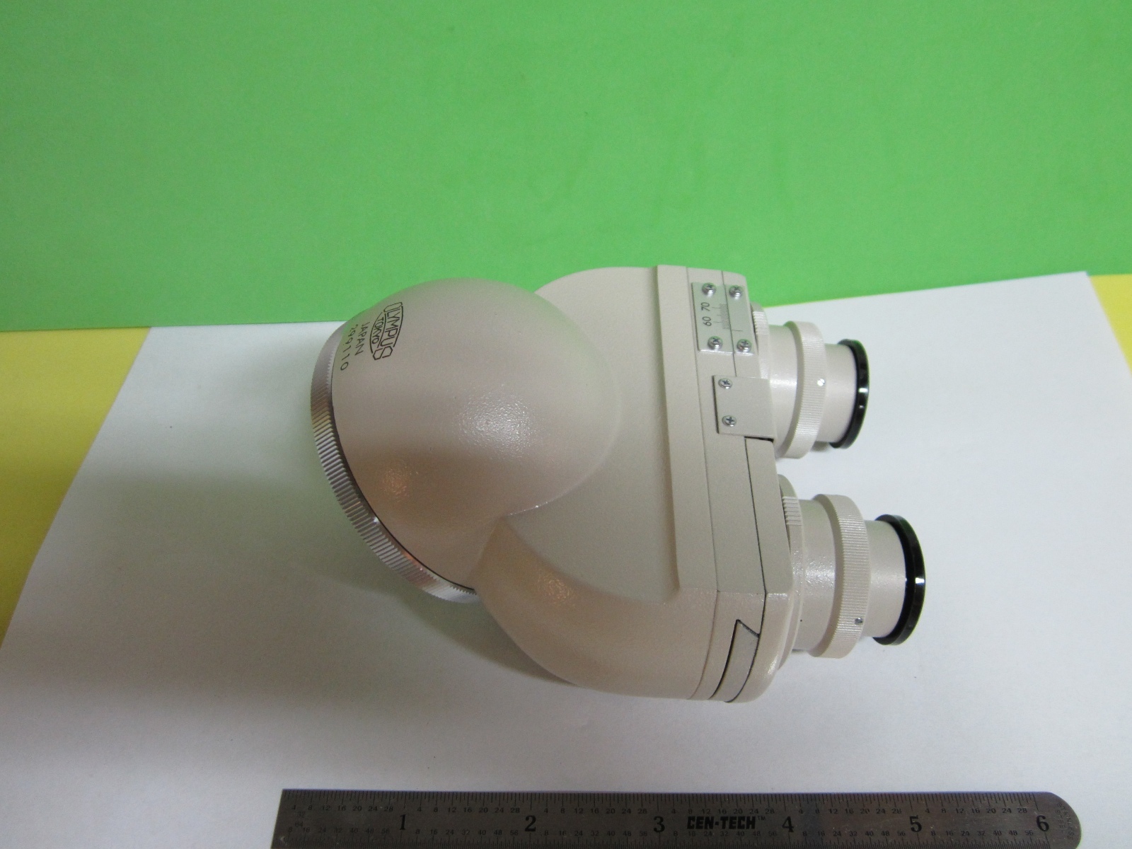 MICROSCOPE PART NEW OLYMPUS HEAD OPTICS WITHOUT EYEPIECES AS IS  BIN#17