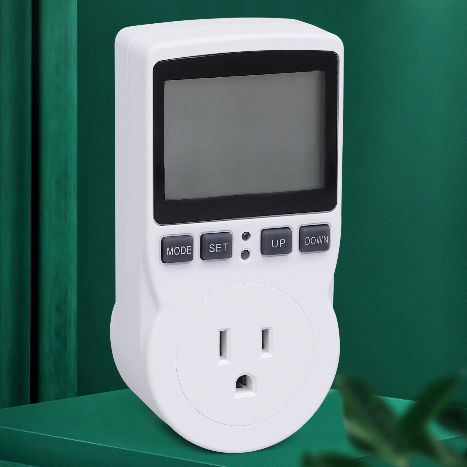 Digital Plug In Temperature Controller Sensor Timer Switch w/ LED Display USA