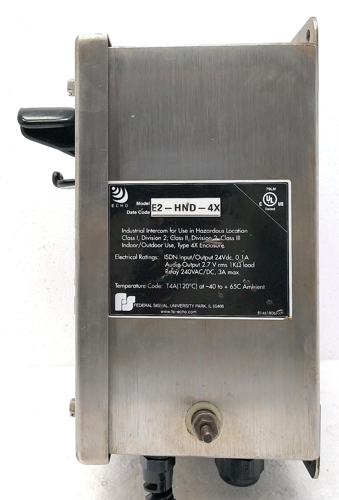 Echo E2-HND-4X Division 2 Digital Intercom Station 16258