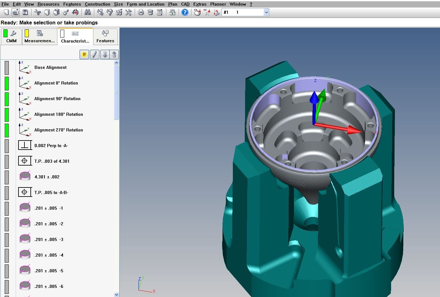 Zeiss XXT - Vast XT Calypso Programming / Hexagon PC DIMS / Mitutoyo MCOSMOS