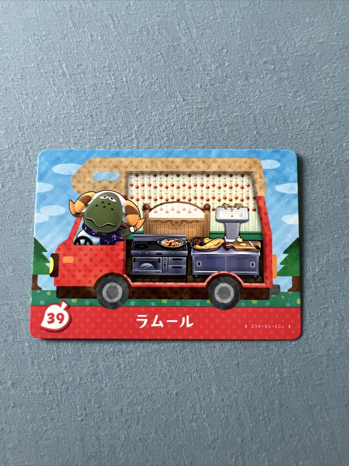 Animal Crossing RV Welcome Amiibo Series Card Cashmere No. 39 Japanese