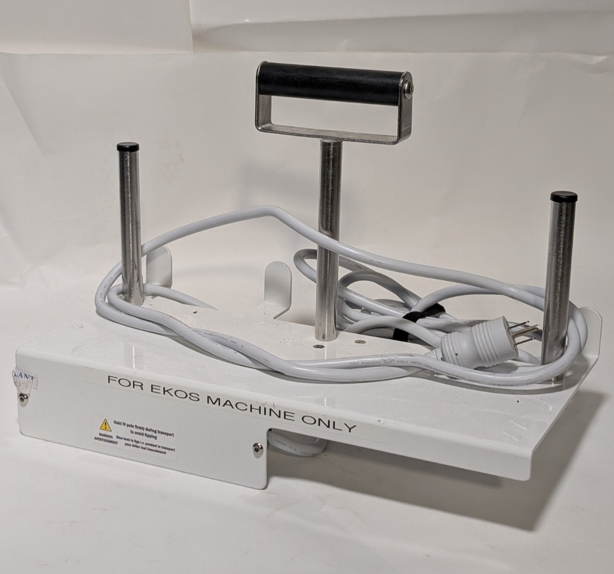 Pryor Products 2M0814 pump carrier assy w/ Tripp-Lite hospital grade power strip