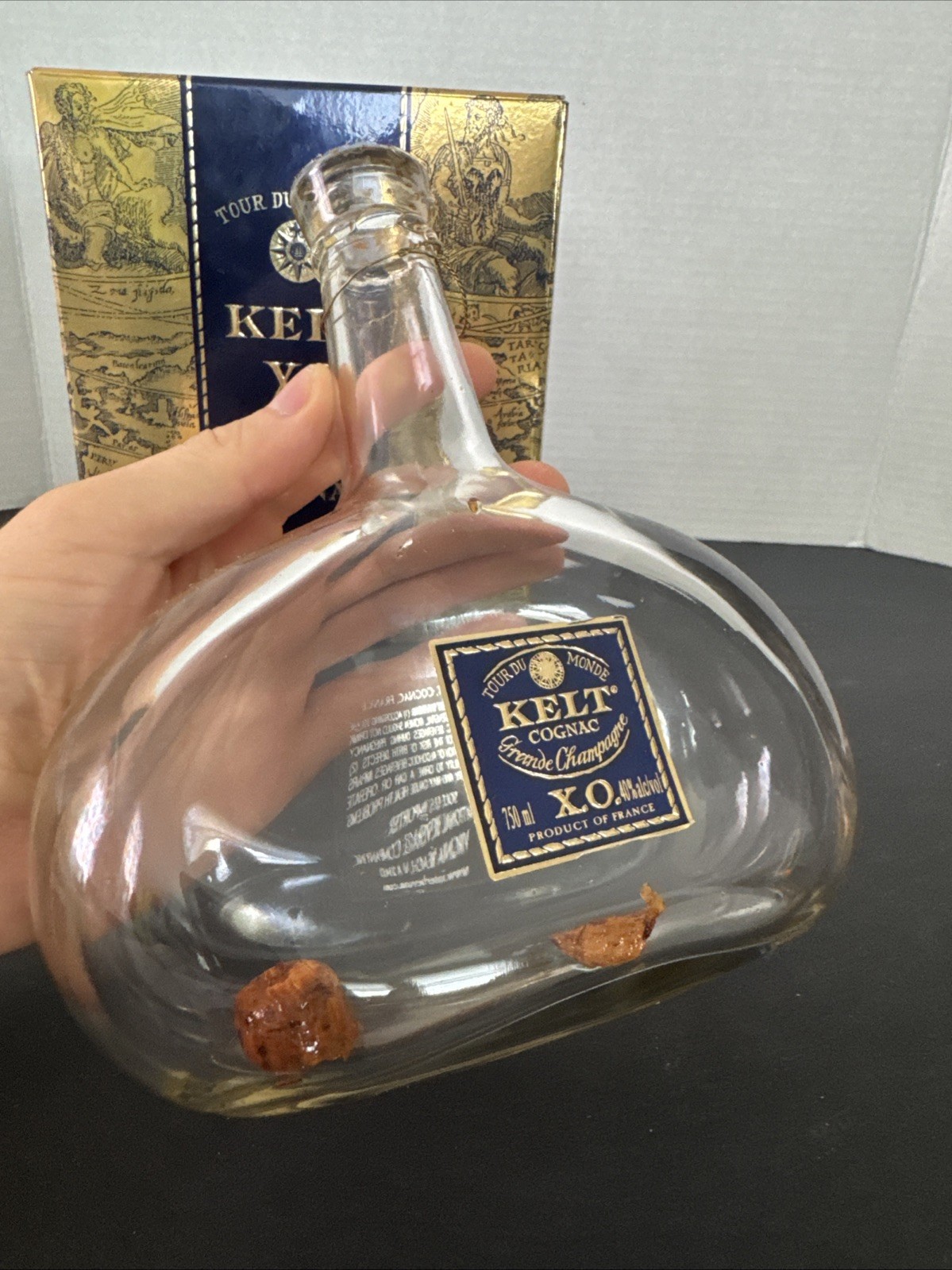 Empty Kelt XO Cognac Gift Box